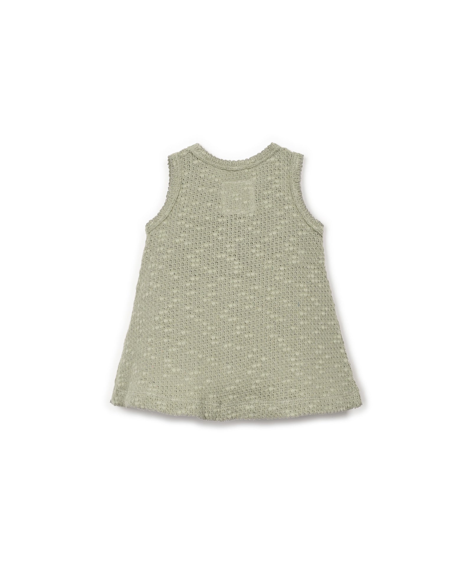 Vestido pique fantasia trasera