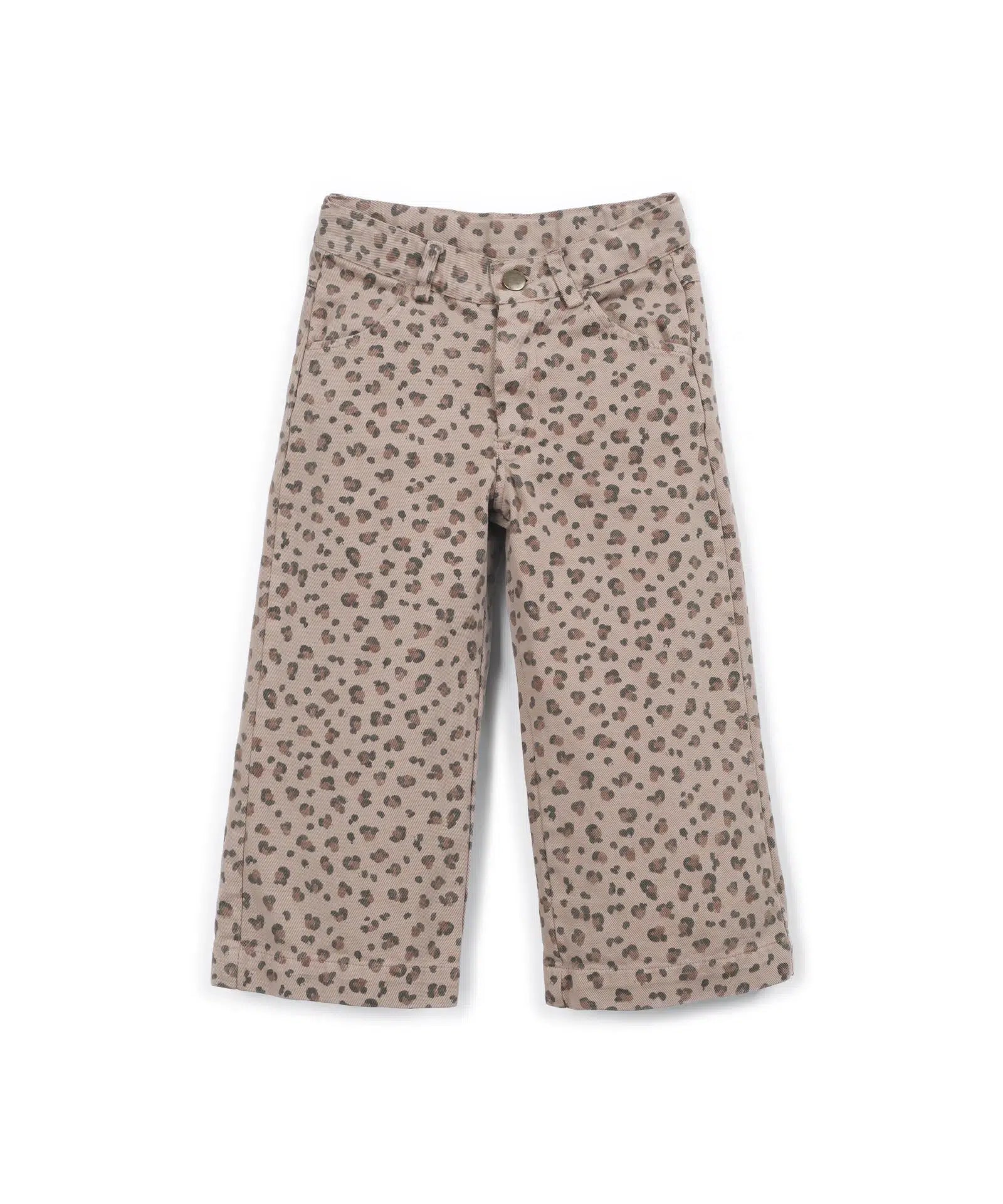 Pantalón Niña Algodón Topo Animal de Play Up - vista frontal.
