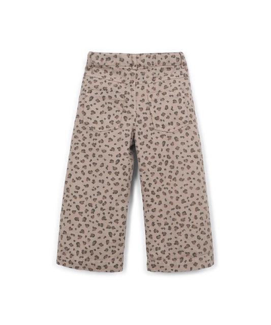 Pantalón Niña Algodón Topo Animal de Play Up - vista trasera.