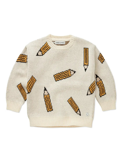 jersey de niño crudo Lápices de Sproet & Sprout, vista frontal.