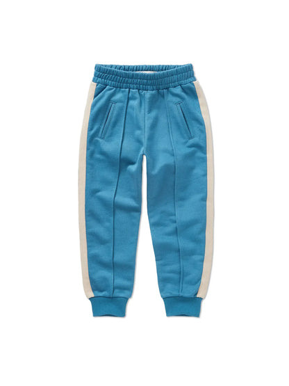 pantalón de niño azul oscuro Deportivo de Sproet & Sprout, vista frontal.