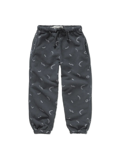 pantalón de niño negro lavado Pinceladas de Sproet & Sprout, vista frontal.