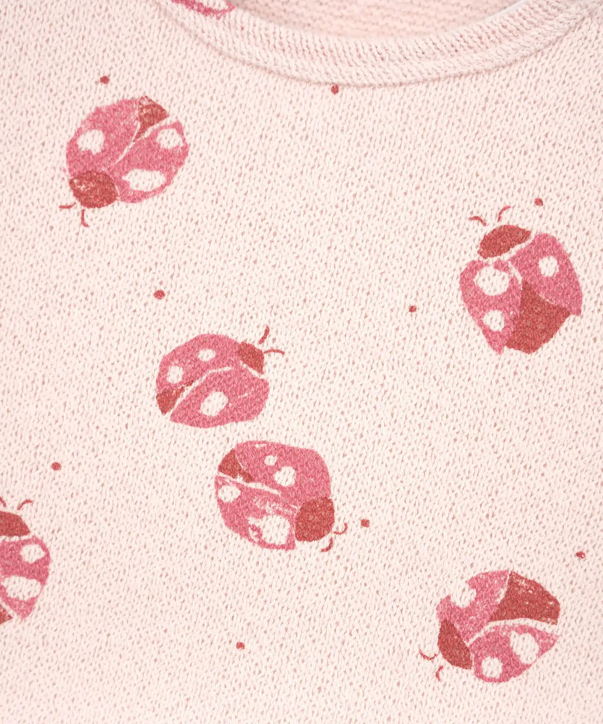 Sudadera Bebé Algodón Rosa Frutas de Play Up - detalle.