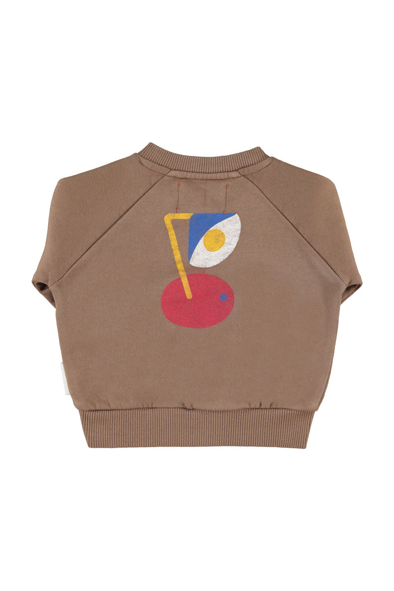 Sudadera de bebé marrón con captain de Piupiuchick.