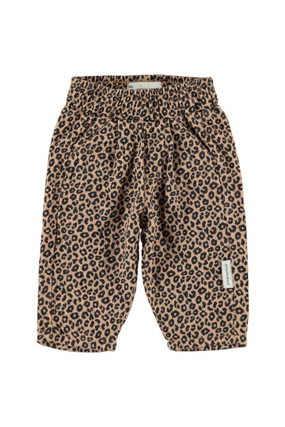 Pantalón de bebé marrón con animal print de Piupiuchick.